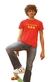 Christiania Unisex Red T-shirt