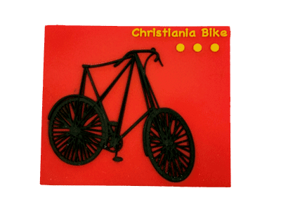 Christiania Bike Fridge Magnet