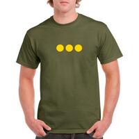 Christiania Green T-shirt with 3 Dots