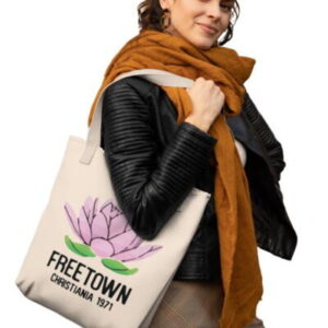 Christiania Shopper Taske - Freetown Lotus flower