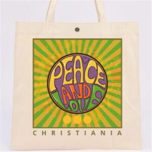 Christiania Shopper Taske - Peace And love