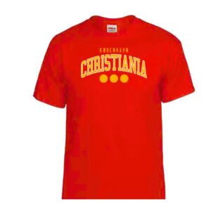 Den ikoniske Christiania T-Shirt. Denne T-Shirt kombinerer komfort, funktionalitet og et ikonisk design