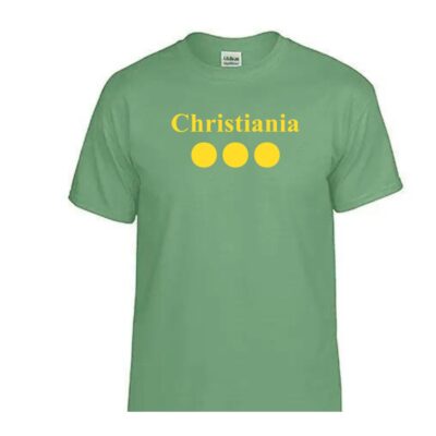 Christiania T-shirt- det ikoniske symbol fra københavns fristad