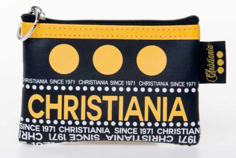 Den ikoniske Christiania Møntpung. Denne T-Møntpung kombinerer komfort, funktionalitet og et ikonisk design