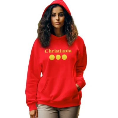 Christiania Red Hoodie Unisex