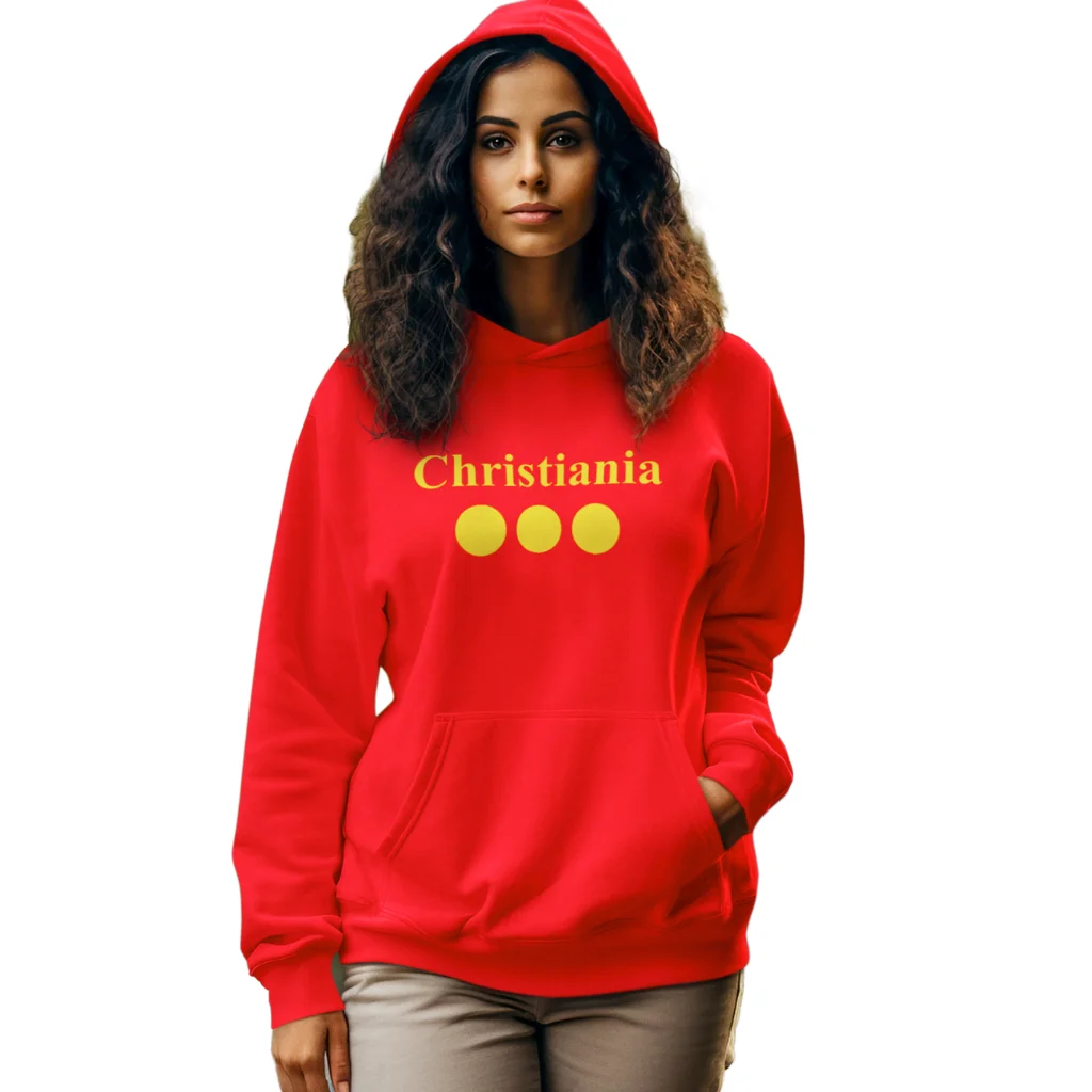 Christiania Red Hoodie Unisex