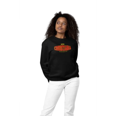 Christiania Urban Crewneck Black Sweatshirt Unisex