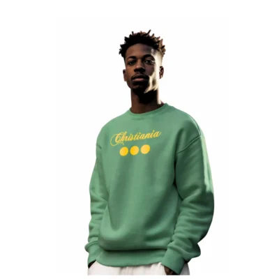 Christiania Classic Military Green Sweatshirt Unisex