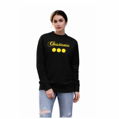 Christiania Classic Black Sweatshirt Unisex
