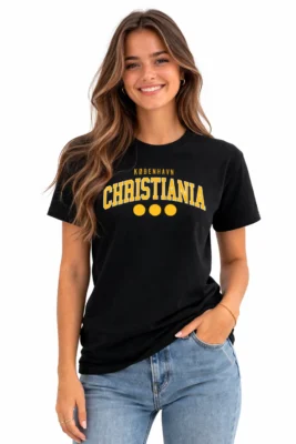 Christiania-College-Black-Unisex-T-shirt