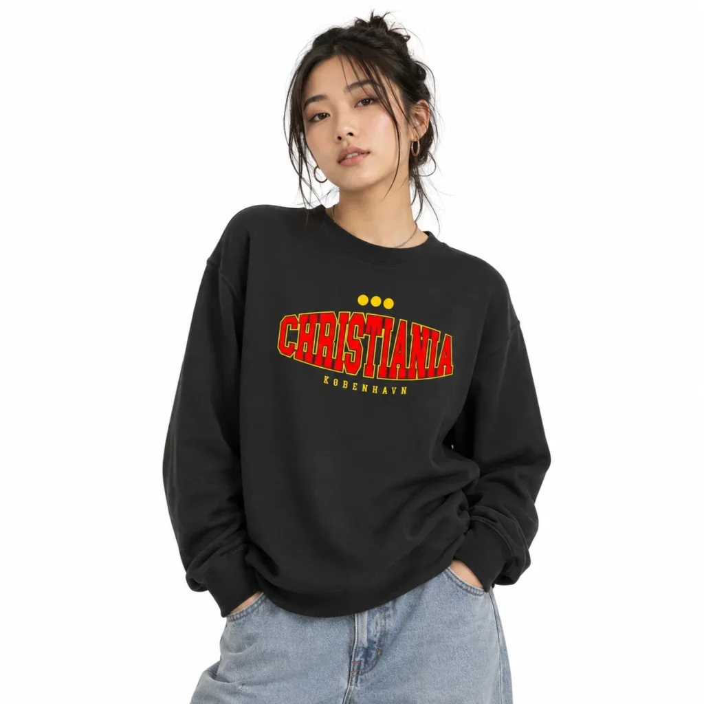 Christiania-Urban-Crewneck-Black-Sweatshirt-